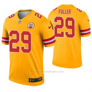 Camiseta NFL Legend Kansas City Chiefs 23 Kendall Fuller Inverted Oro