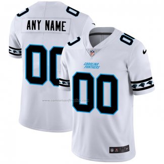 Camiseta NFL Limited Carolina Panthers Personalizada Team Logo Fashion Blanco