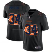 Camiseta NFL Limited Chicago Bears Payton Logo Dual Overlap Negro