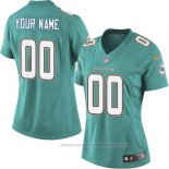 Camiseta NFL Mujer Miami Dolphins Personalizada Verde