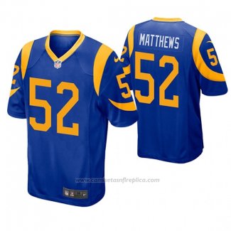 Camiseta NFL Game Los Angeles Rams Clay Matthews Azul