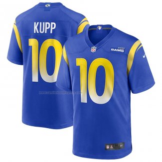 Camiseta NFL Game Los Angeles Rams Cooper Kupp 10 Azul